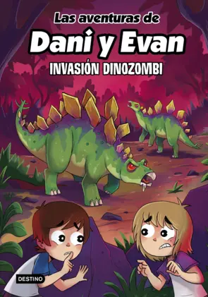Portada Las aventuras de Dani y Evan 14. Invasión dinozombi