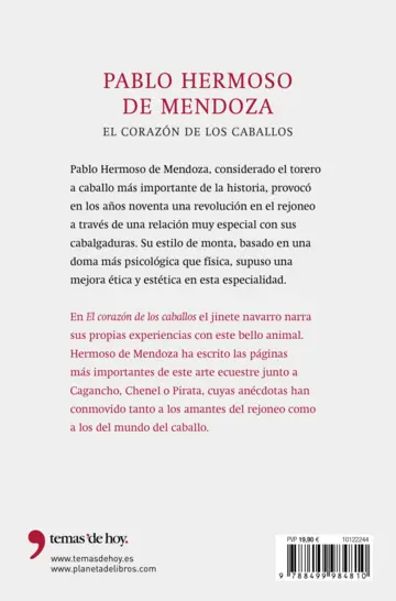 Contraportada El corazón de los caballos