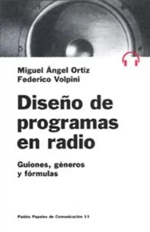 Portada Diseño de Programas en Radio