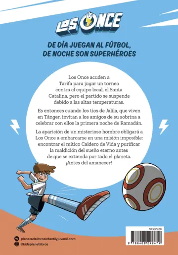 Contraportada Los Once 9. La jugadora que invocaba la tormenta