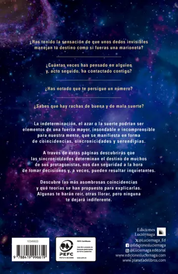 Contraportada Pack Casualidad (Coincidencias imposibles + Más coincidencias imposibles)