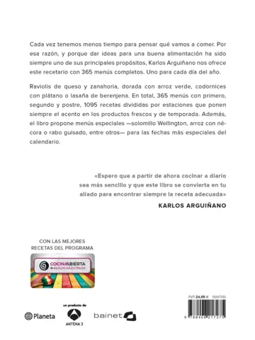 Contraportada Cocina día a día