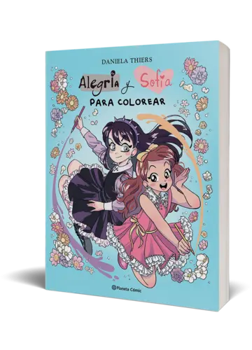 Portada Alegría y Sofía para colorear