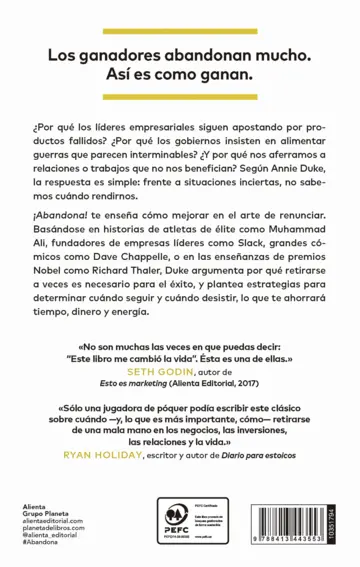 Contraportada ¡Abandona!