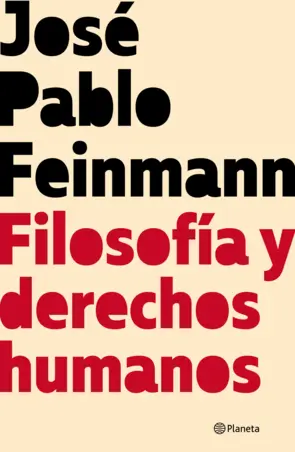 Portada Filosofía y derechos humanos