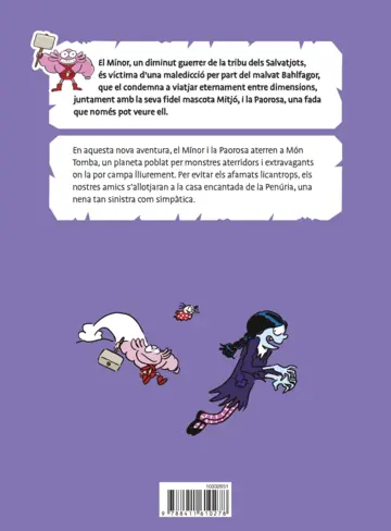 Contraportada Mínor el Salvatjot nº 03. Món Tomba