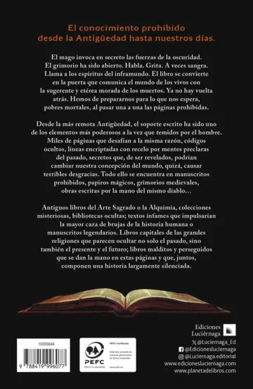 Contraportada Libros malditos