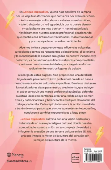 Contraportada Latinas imparables (Español neutro)