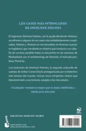 Miniatura contraportada Las memorias de Sherlock Holmes