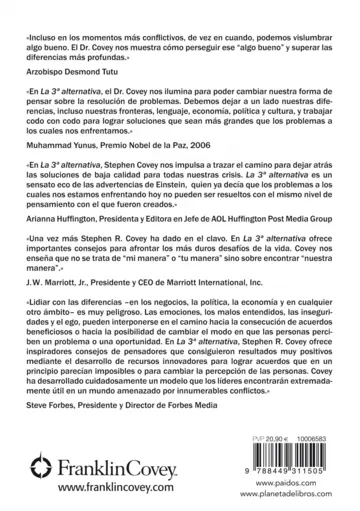 Contraportada La 3a. Alternativa