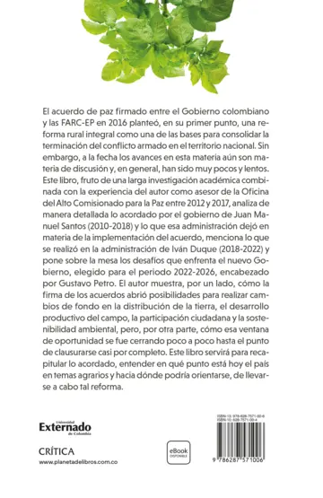 Contraportada El acuerdo por cumplir