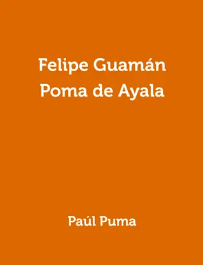 Portada Felipe Guamán Poma de Ayala