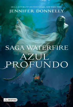 Portada Waterfire Saga. Azul profundo