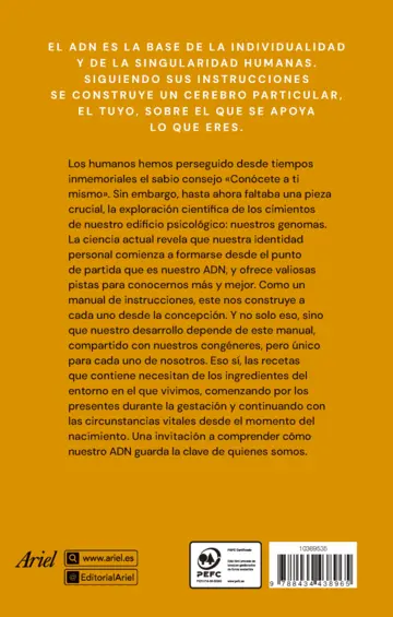 Contraportada Eres tu ADN