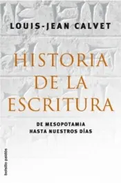 Portada Historia de la Escritura (bolsillo)
