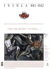 Portada "Por ser mujer y autora..." (Ínsula n° 841-842, enero-febrero de 2017)