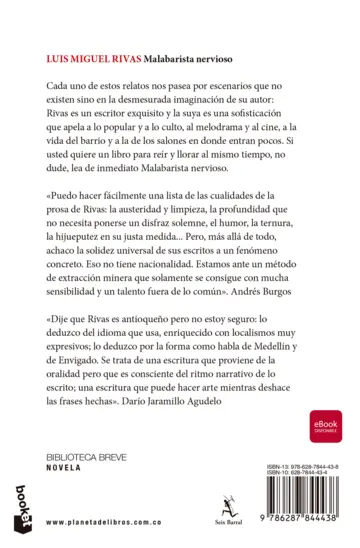 Contraportada Malabarista nervioso