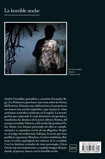 Contraportada La horrible noche