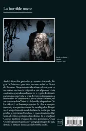 Miniatura contraportada La horrible noche