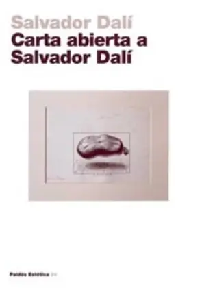 Portada Carta Abierta a Salvador Dalí
