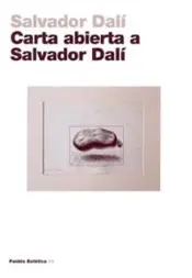 Portada Carta Abierta a Salvador Dalí
