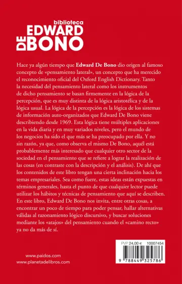 Contraportada Ideas para Profesionales que Piensan (3ra.prest)