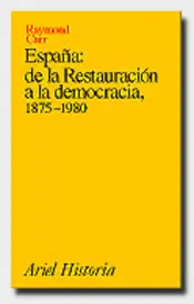 Portada España de la Restauración a la Democracia 1875