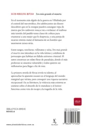 Miniatura contraportada Era más grande el muerto