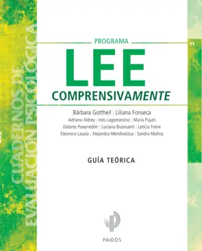 Portada Programa LEE comprensivamente- guía teórica