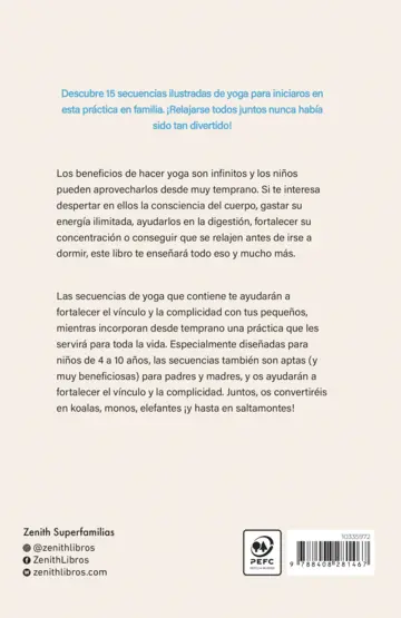 Contraportada Yoga en familia