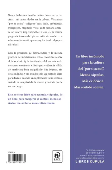 Contraportada Los suplementos a debate