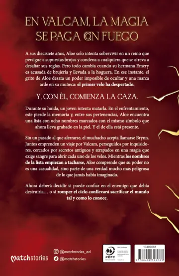 Contraportada Los ocho velos
