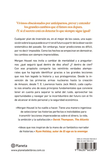 Contraportada Lo que nunca cambia