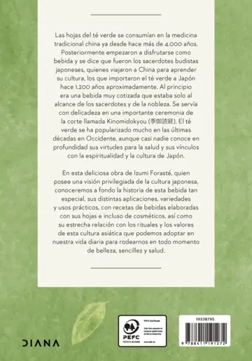 Contraportada El secreto japonés del té verde