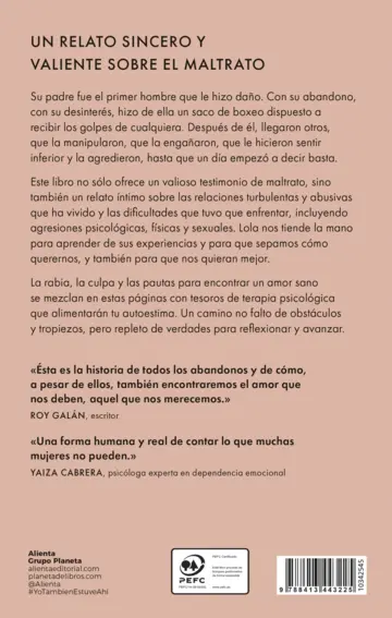 Contraportada Yo también estuve ahí