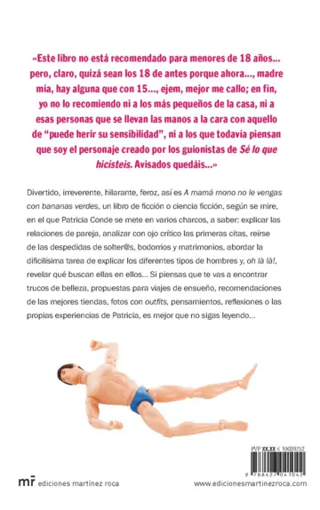 Contraportada A mamá mono no le vengas con bananas verdes