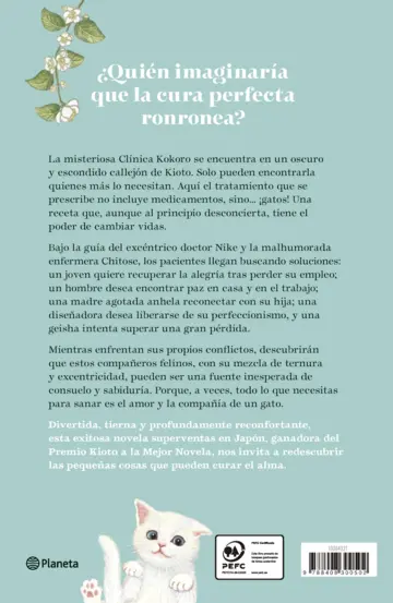 Contraportada Te receto un gato