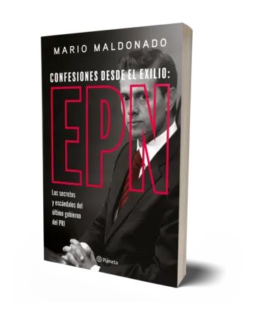 Portada Confesiones desde el exilio: Enrique Peña Nieto