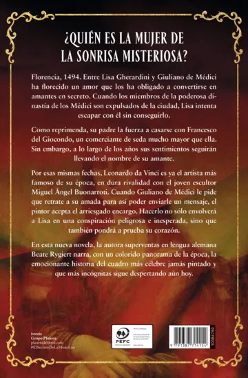 Contraportada El secreto de la Mona Lisa