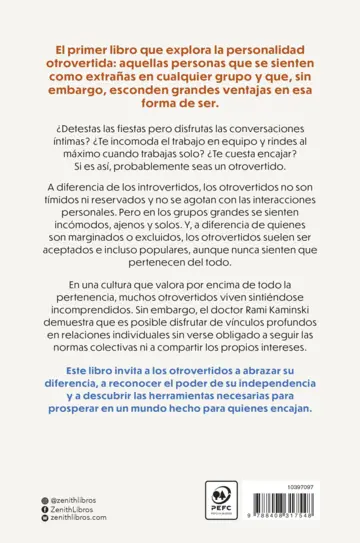 Contraportada El don de no encajar