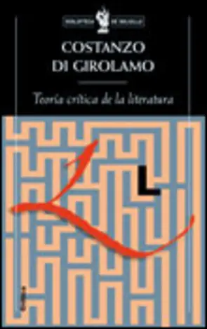 Portada Teoría Crítica de la Literatura