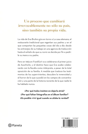 Contraportada La casa alemana