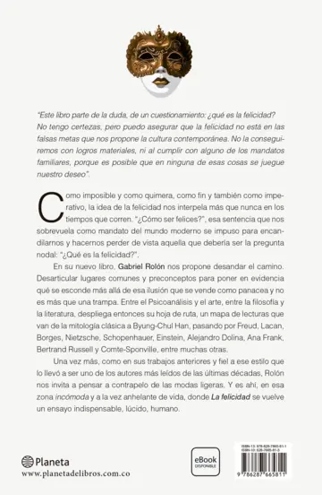 Contraportada La felicidad