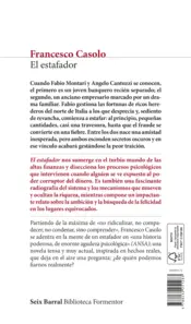 Miniatura contraportada El estafador