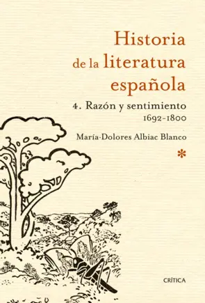 Portada Historia de la Literatura Española 4 Razón y senti