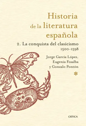 Portada Historia de la Literatura Española 2 La conquista