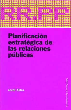 Portada Planificación Estratégica de las Relaciones Públic