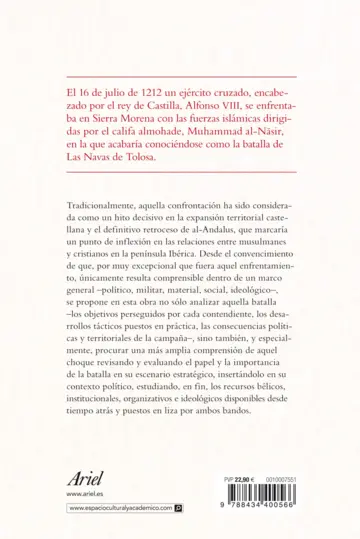 Contraportada Las Navas de Tolosa