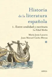 Portada Historia de la Literatura Española 1 Entre oralida