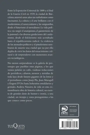 Contraportada Bohemia y barricadas